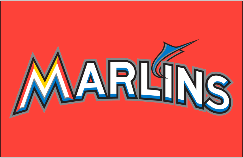 Miami Marlins 2012-2018 Jersey Logo 03 vinyl decal